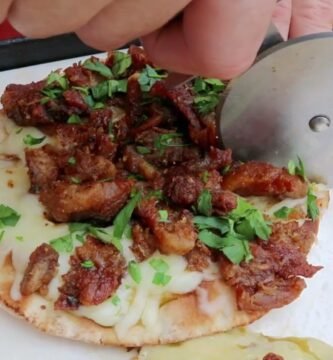 Receta de Pizza de chicharrón