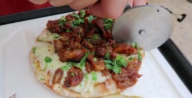 Receta de Pizza de chicharrón