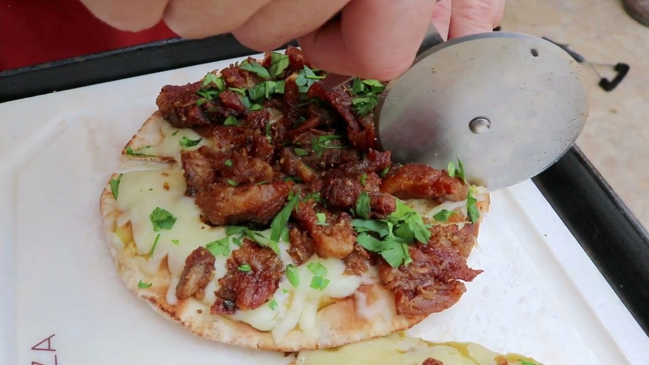 Receta de Pizza de chicharrón