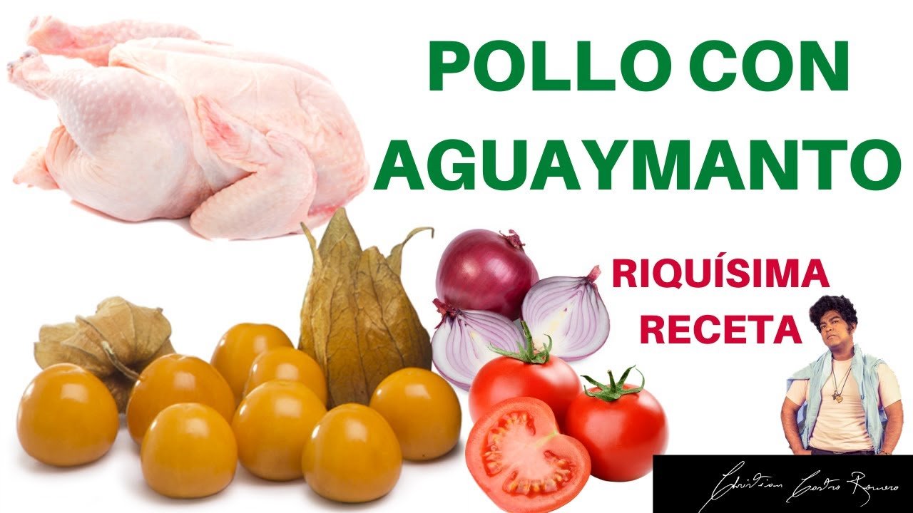 Receta de Pollo a la brasa con aguaymanto