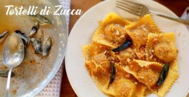 Receta de Raviolis de zapallo