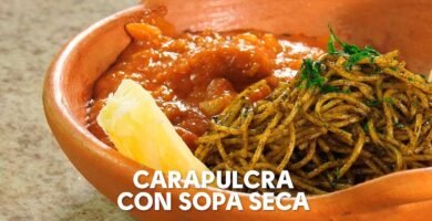 Receta de Sopa seca