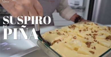 Receta de Suspiro de piña