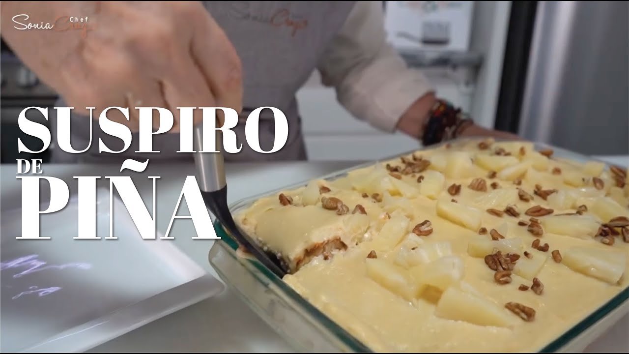 Receta de Suspiro de piña