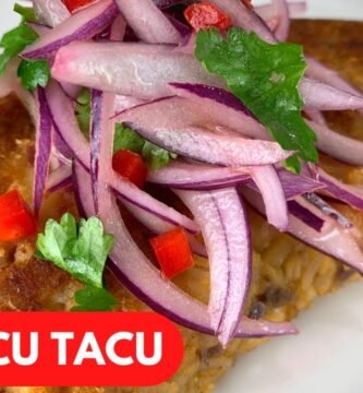 Receta de Tacu tacu