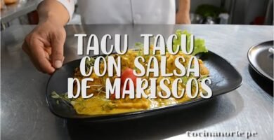 Receta de Tacu tacu de mariscos