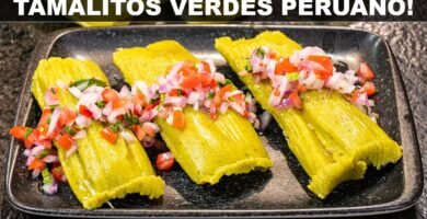 Receta de Tamalitos verdes
