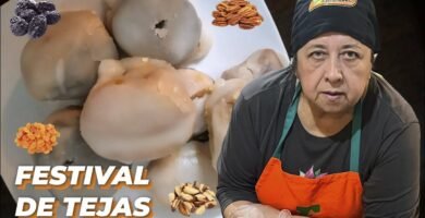 Receta de Tejas de pecanas