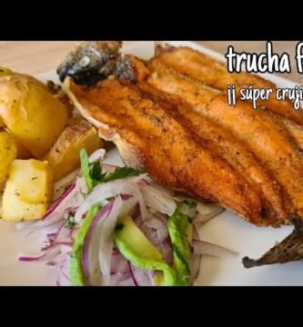 Receta de Trucha frita