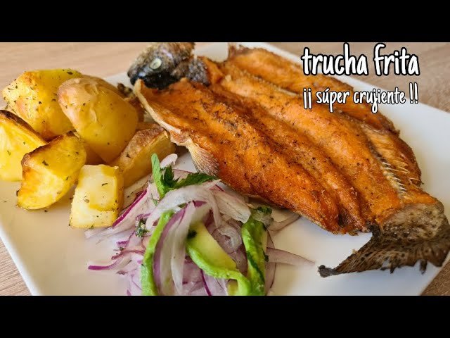 Receta de Trucha frita