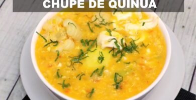 Receta of Chupe de quinua