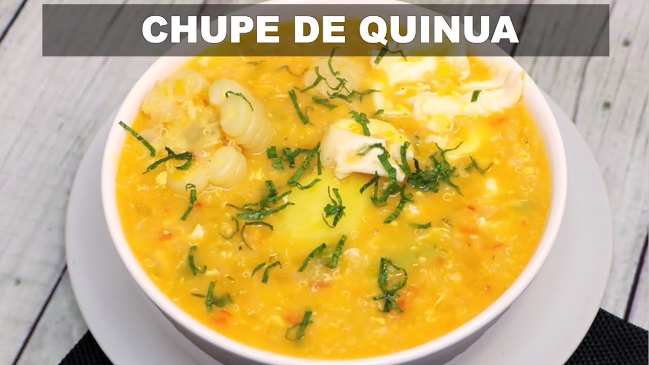 Receta of Chupe de quinua