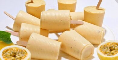 Receta of Maracuyá helado