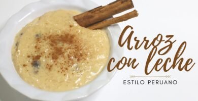 Receta peruana de Arroz con Leche