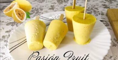 Receta peruana de Helado de Maracuyá
