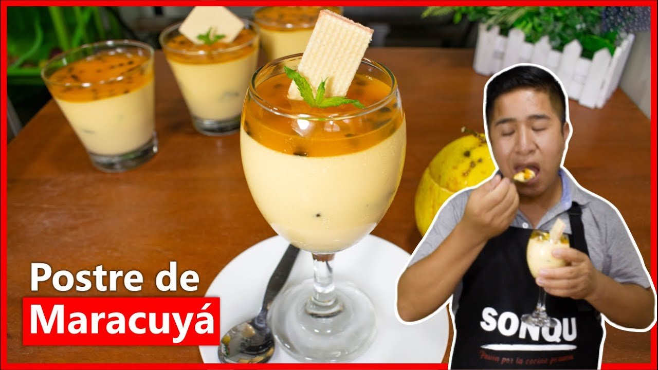 Receta peruana de Mousse de Maracuyá