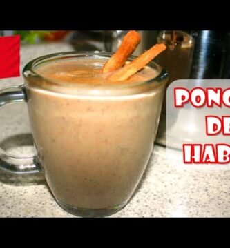 Receta peruana de Ponche de Habas