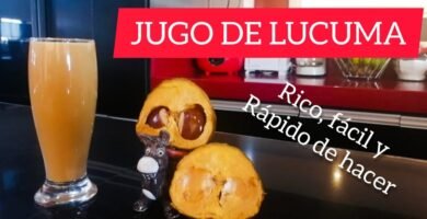 Receta peruana de Refresco de Lúcuma