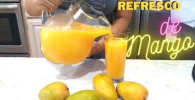 Receta peruana de Refresco de Mango