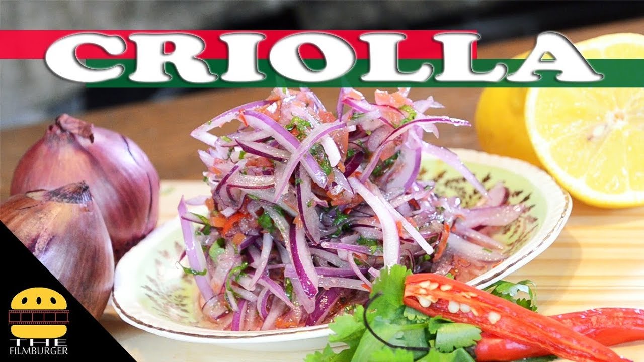 Receta peruana de Salsa Criolla