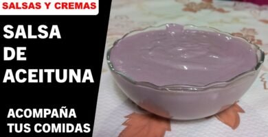 Receta peruana de Salsa de Aceitunas