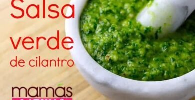 Receta peruana de Salsa de Cilantro