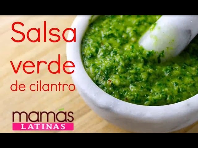 Receta peruana de Salsa de Cilantro