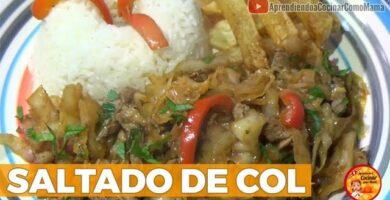 Receta peruana de Salsa de Col