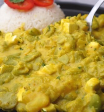 Receta peruana de Salsa de Habas