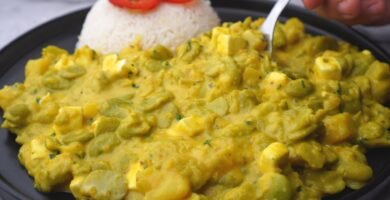 Receta peruana de Salsa de Habas
