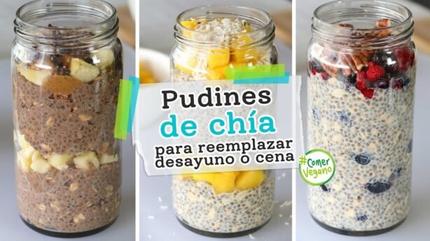Cómo preparar pudín de chía con avena