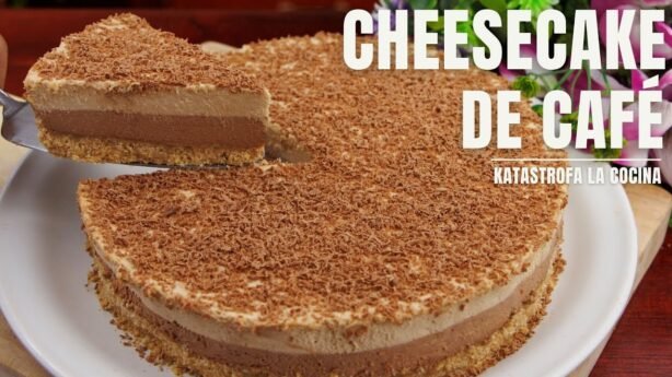 Delicioso postre de café frío sin horno