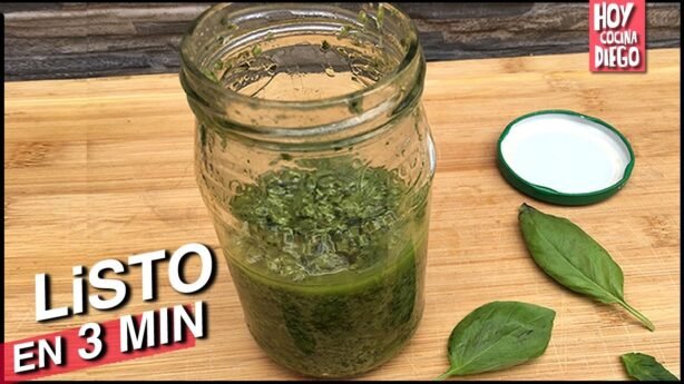 Receta sin cocción: dip de albahaca con nueces