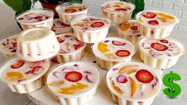 gelatina de frutas sin horno en casa