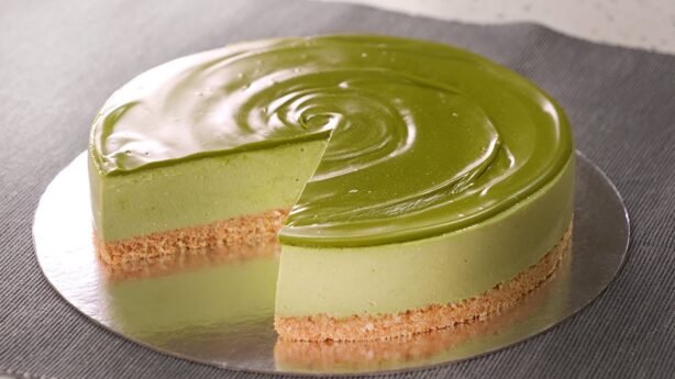 Delicioso mousse de matcha sin horno