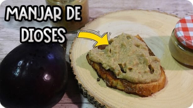 Paté de berenjena saludable con remolacha para cualquier momento del día