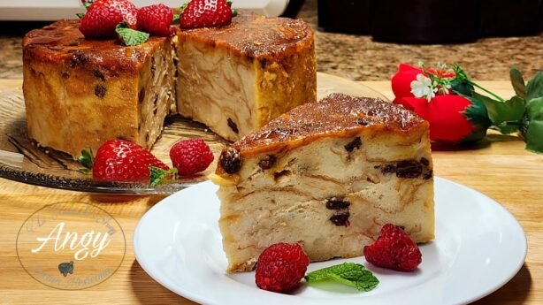 Receta de budín de pan frío sin horno