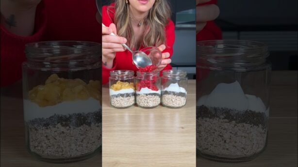 Cómo preparar overnight oats con yogur griego
