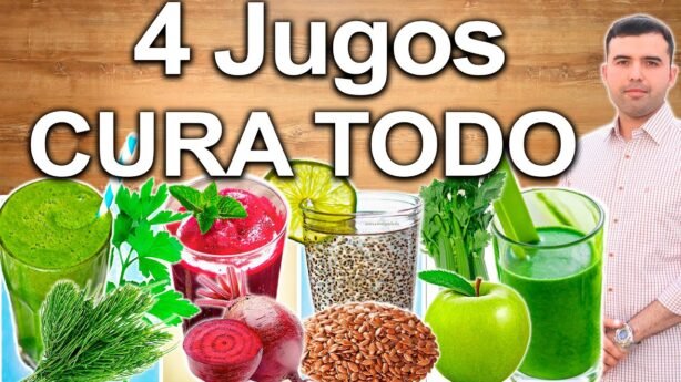 Refrescante jugo verde detox para el verano