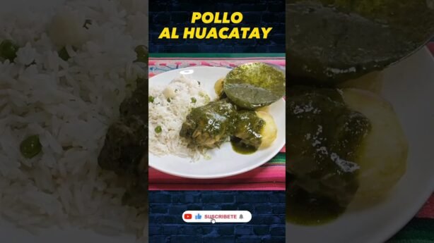 Arroz con gallina en huacatay de Cusco hecho en casa