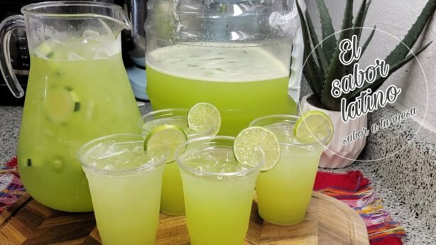 Paso a paso para preparar agua de pepino con limón en casa