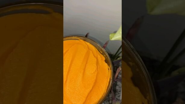 Receta cruda de dip de zanahoria con lentejas