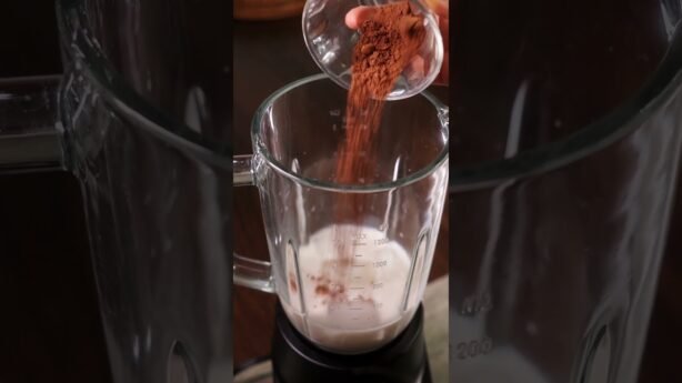 Receta facil de leche vegetal con cacao lista en minutos