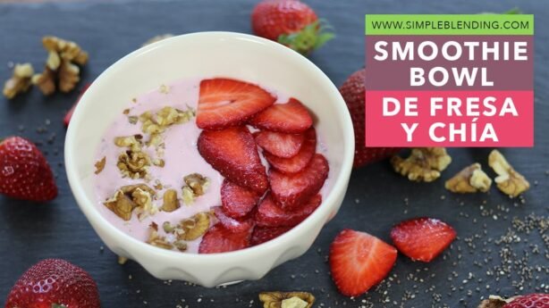 Smoothie bowl con chía: opción fácil y nutritiva