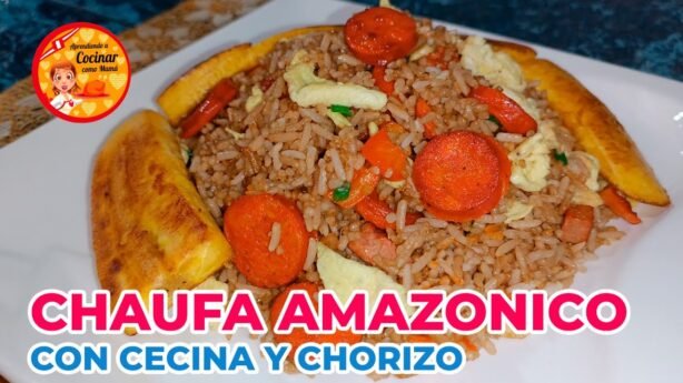 Arroz con cecina amazónica