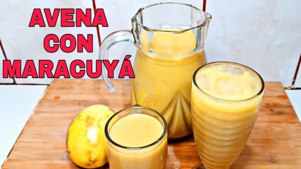 Cómo preparar crema fría de avena con maracuyá
