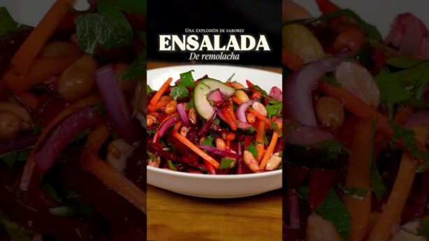 Receta cruda de salsa de remolacha con almendras