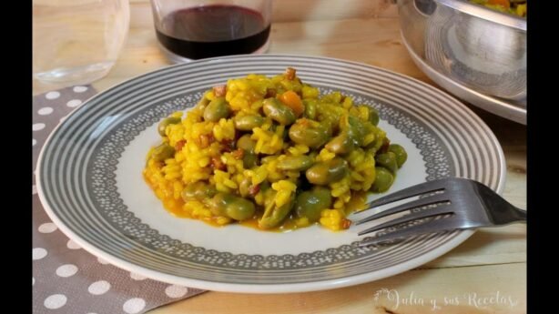 Arroz con habas serranas con receta regional