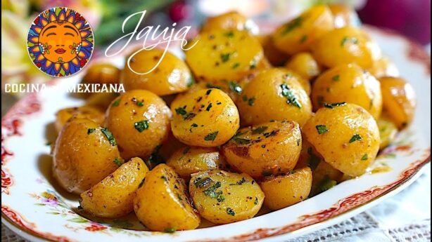 Papa dorada con mantequilla